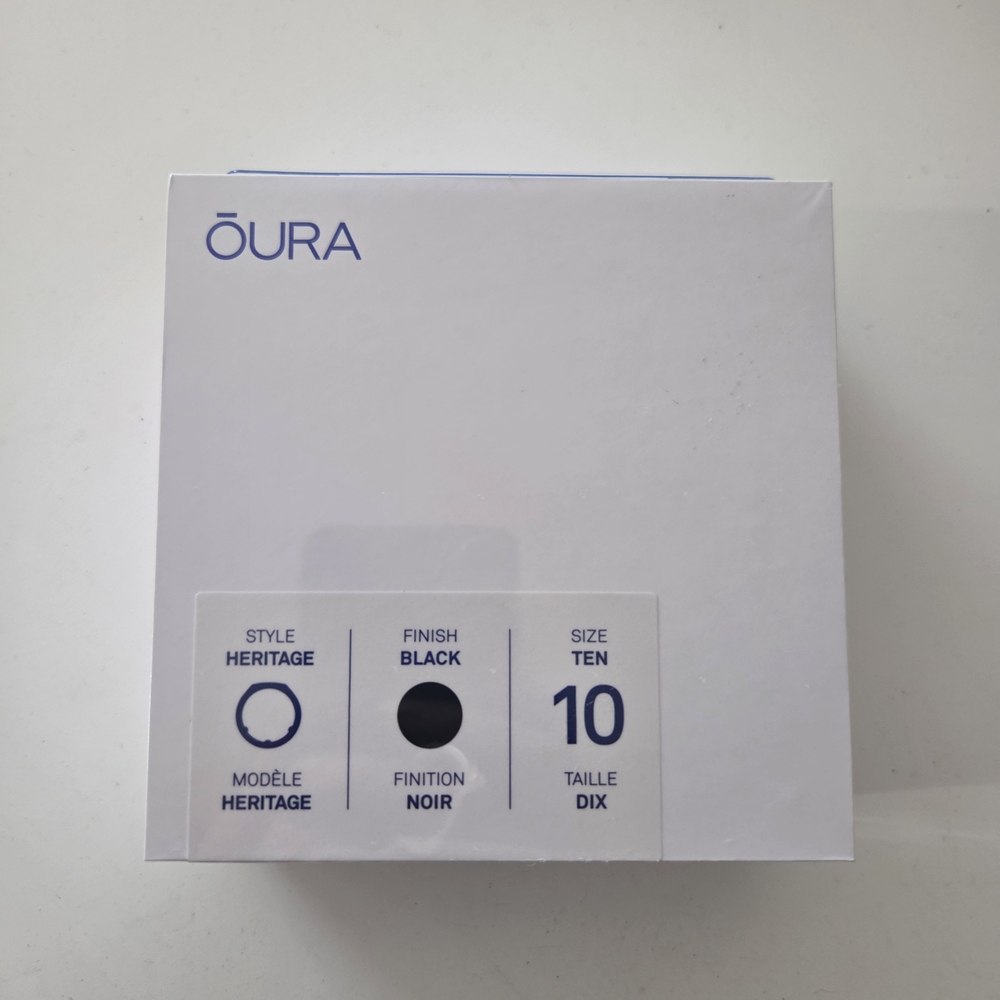 NEW Oura Gen 3 Heritage Ring Black Size 10